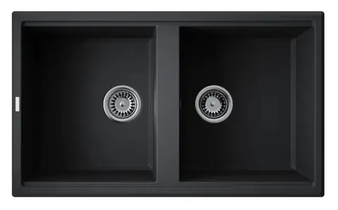 Кухонная мойка Omoikiri Tedori 86-2-BL (4993924) Черный